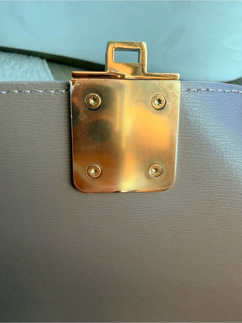 Ateliers Auguste - Marly Taupe Top-Handle Leather Bag